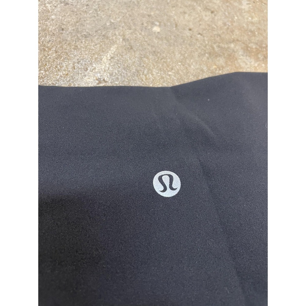 Lululemon Leggings Womens 2 Black High Rise Mesh Panel Cropped Yoga Athletic - Picture 12 of 16